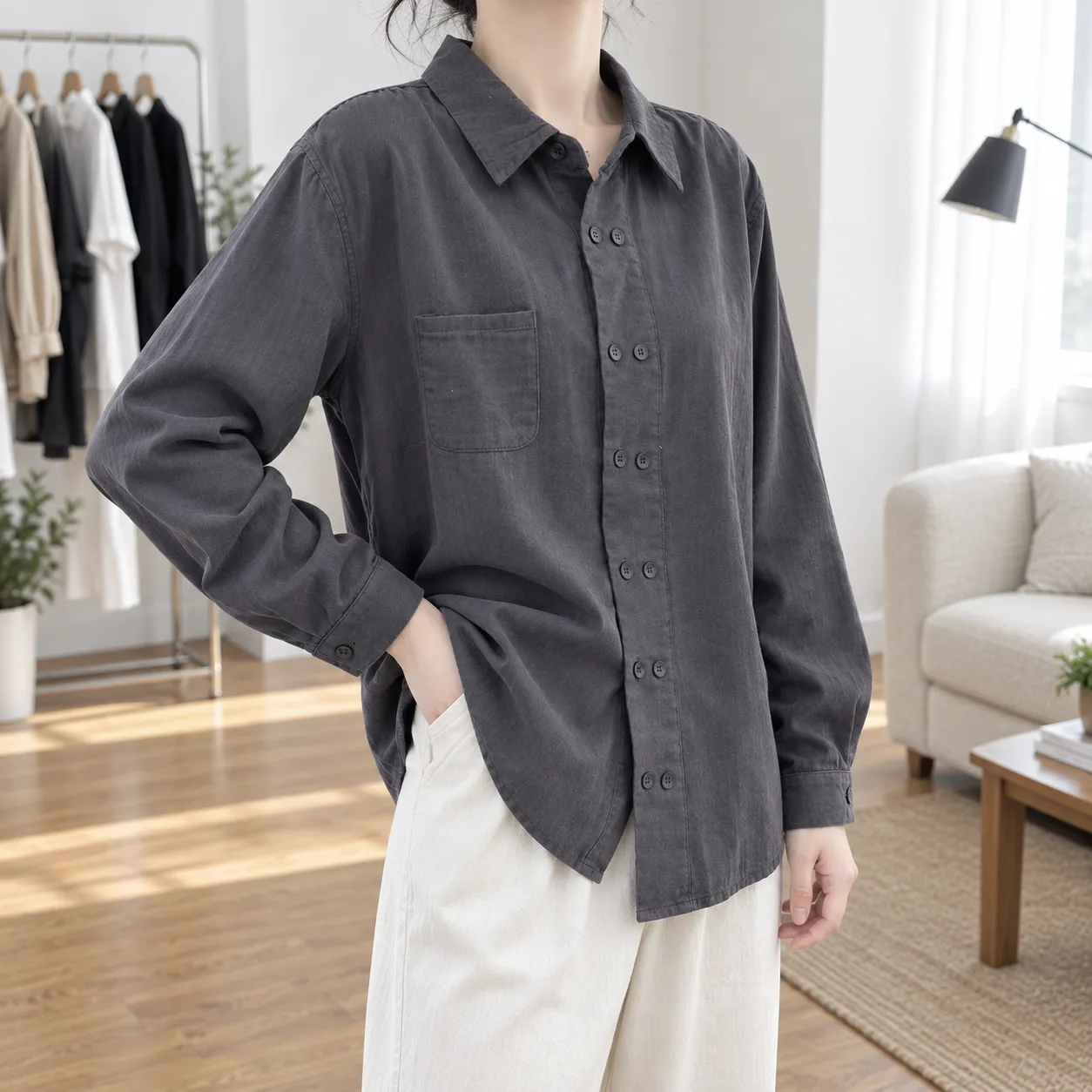 Flora Panel Shirt - alternate view; other styling excluded