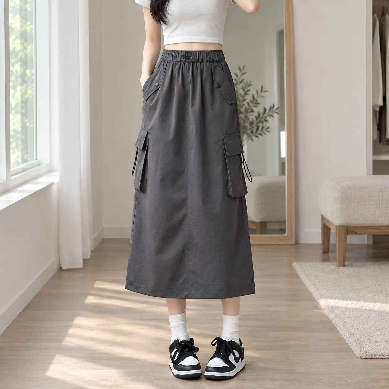 Edith Cargo Midi - lead view; other styling excluded